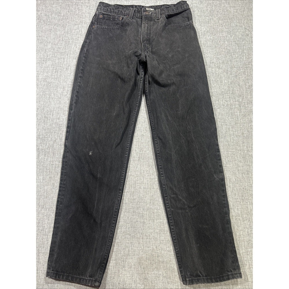 Vintage 1995 Levis 550 Jeans 32x30 Fits 29x30 Black Faded Denim 90s USA 1995